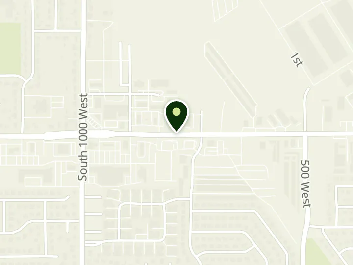 Map of the streets around America First Credit Union, Clearfield 1700 South, at 756 W 1700 S, Clearfield, UT 84015