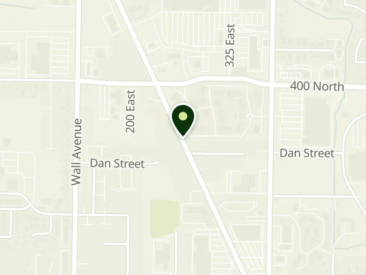 Map of the streets around America First Credit Union, Harrisville, at 358 N Harrisville Rd, Ogden, UT 84404