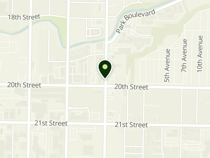 Map of the streets around America First Credit Union, Ogden 20th Street, at 1979 Washington Blvd, Ogden, UT 84401