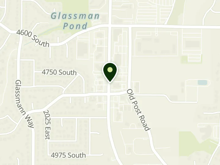 Map of the streets around America First Credit Union, Ogden Harrison, at 4768 Harrison Blvd, Ogden, UT 84403