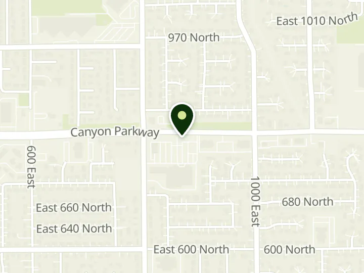 Map of the streets around America First Credit Union, Orem Harmons, at 868 E 800 N, Orem, UT 84097