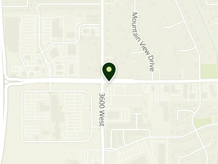 Map of the streets around America First Credit Union, Riverton, at 3583 W 12600 S, Riverton, UT 84065