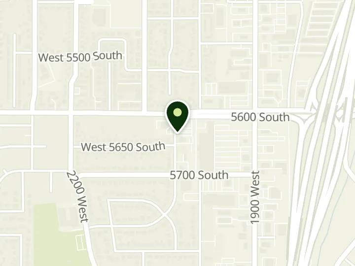 Map of the streets around America First Credit Union, Roy, at 5662 S 2050 W, Roy, UT 84067