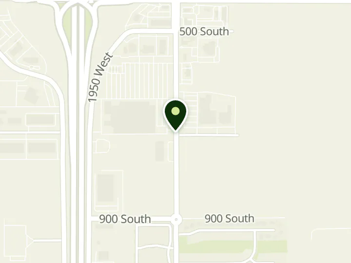 Map of the streets around America First Credit Union, Springville Walmart, at 660 S 1750 W, Springville, UT 84663