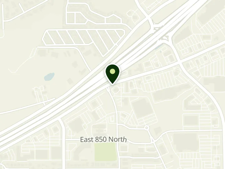 Map of the streets around America First Credit Union, St. George Red Cliffs, at 2722 Red Cliffs Dr, St. George, UT 84790