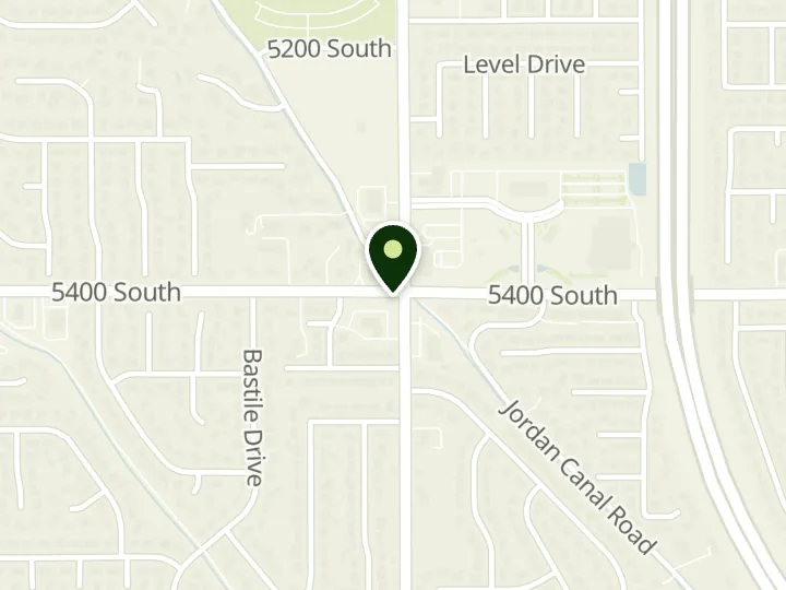 Map of the streets around America First Credit Union, Taylorsville, at 2715 W 5400 S, Taylorsville, UT 84129