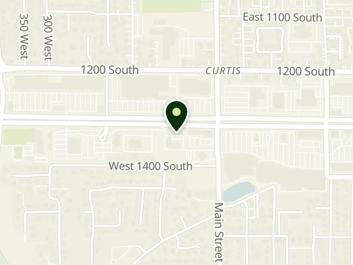 Map of the streets around Accordia Bank, Orem - Bank, at 49 W University Pkwy, Orem, UT 84058