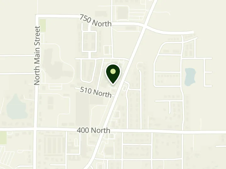 Map of the streets around Accordia Bank, Salem - Bank, at 549 N State Road 198, Salem, UT 84653