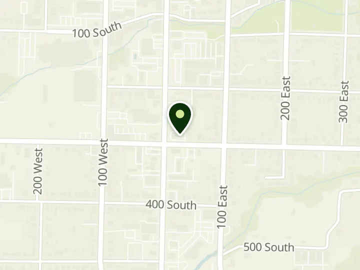 Map of the streets around Altabank, Logan, at 294 S Main St, Logan, UT 84321