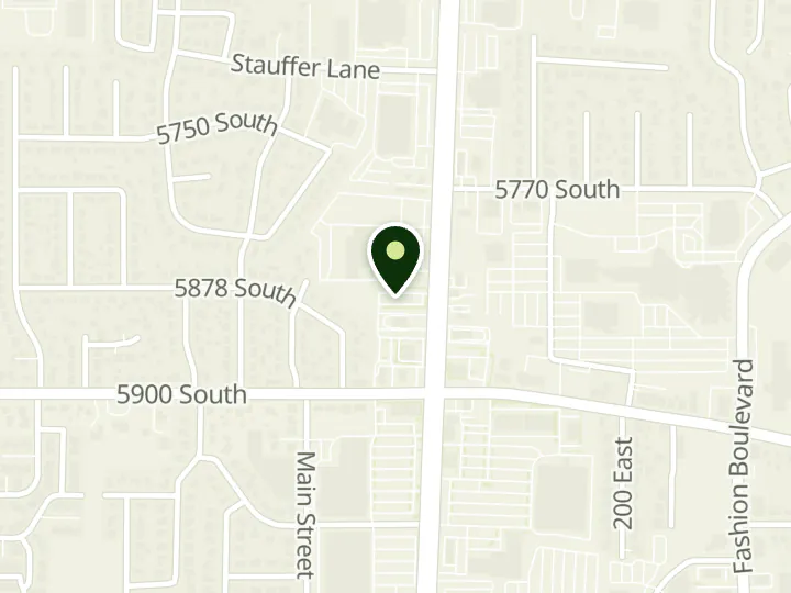 Map of the streets around Altabank, Murray, at 5824 S State St, Murray, UT 84107