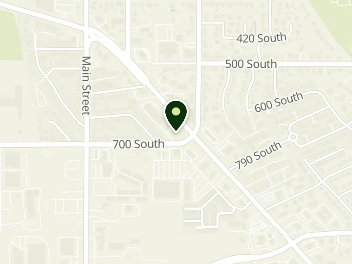 Map of the streets around Altabank, Pleasant Grove, at 290 E State Rd, Pleasant Grove, UT 84062