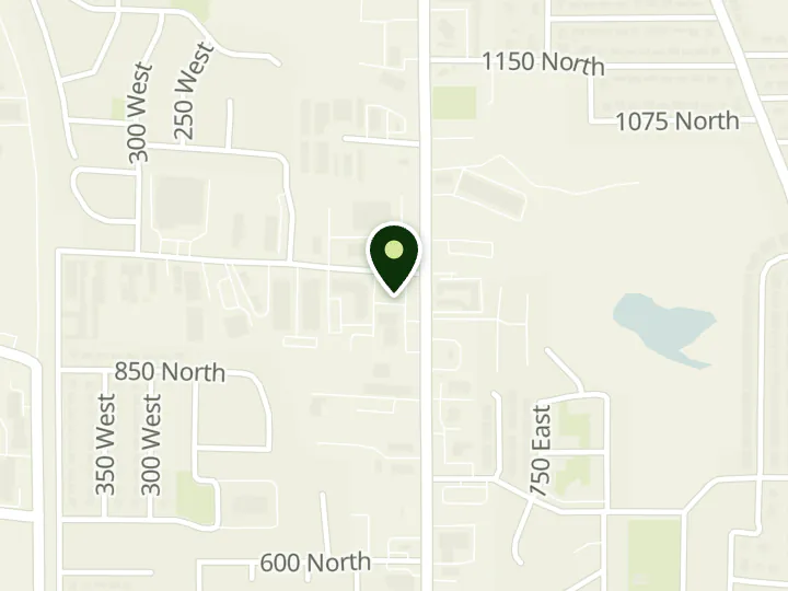Map of the streets around Altabank, Springville, at 885 N Main St, Springville, UT 84663