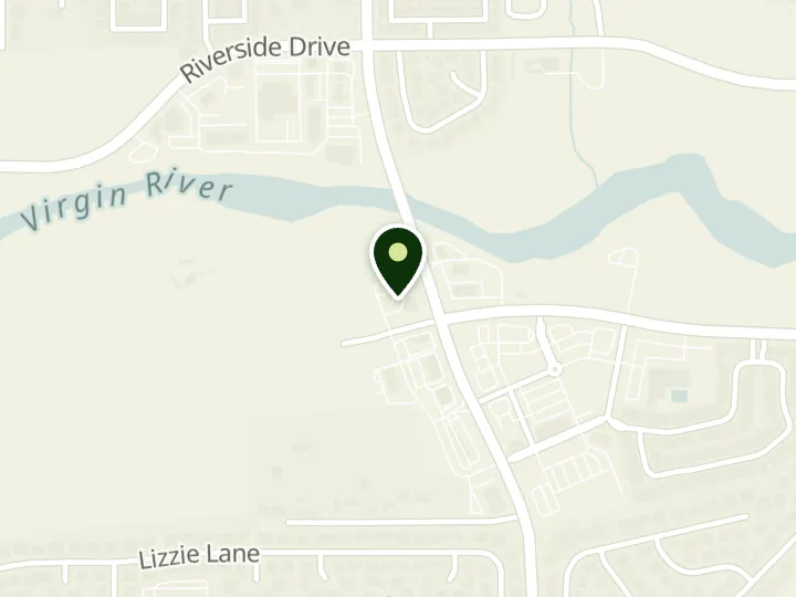 Map of the streets around Altabank, St. George - River Road, at 1434 S River Rd, St. George, UT 84790