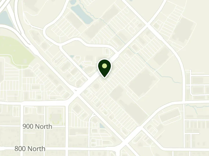 Map of the streets around Bank of America, Canyon Creek, at 1126 N Canyon Creek Pkwy, Spanish Fork, UT 84660
