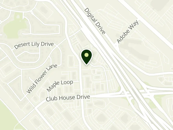 Map of the streets around Bank of America, Lone Peak, at 3725 N Thanksgiving Way, Lehi, UT 84043