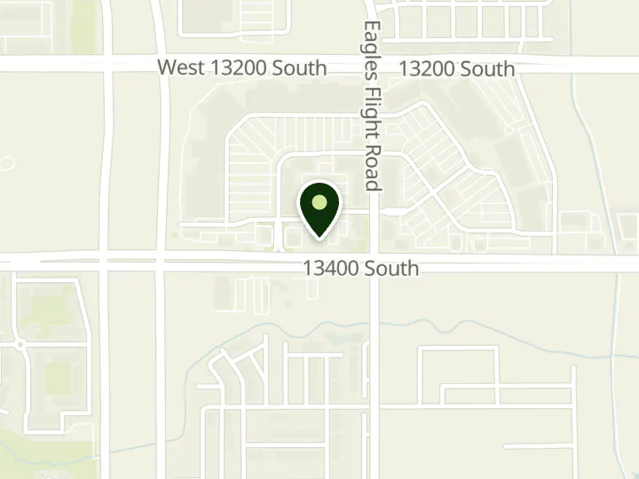 Map of the streets around Bank of America, Riverton, at 4573 W Partridge Hill Ln, Riverton, UT 84096