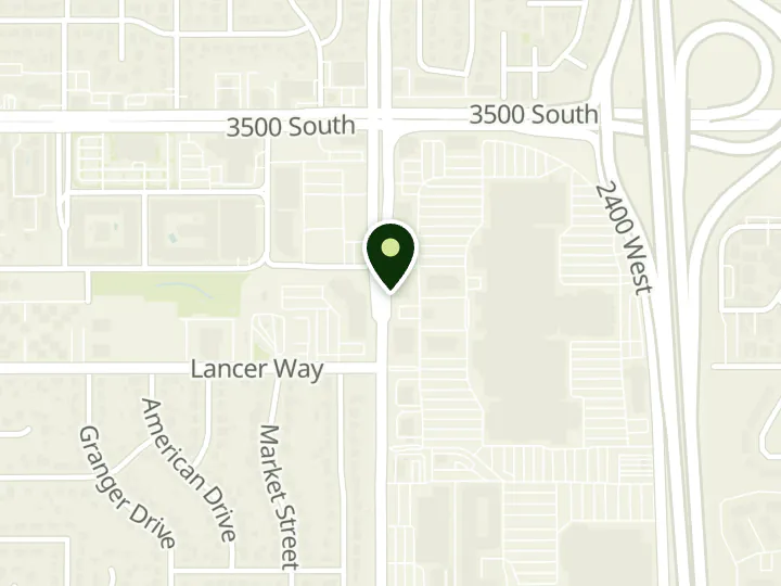 Map of the streets around Bank of America, Valley Fair Mall, at 3601 S 2700 W, West Valley City, UT 84119