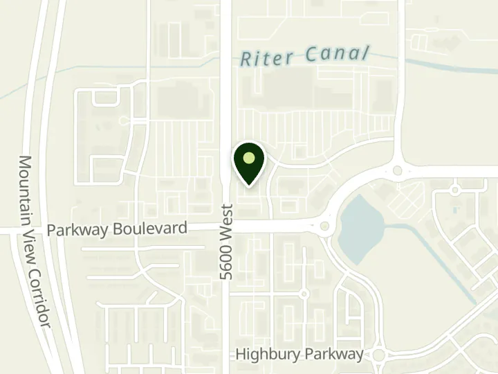 Map of the streets around Bank of America, West Valley City, at 2662 S High Commons Way, West Valley City, UT 84120