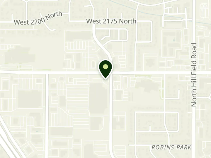 Map of the streets around Bank of Utah, Layton, at 717 W Antelope Dr, Layton, UT 84041