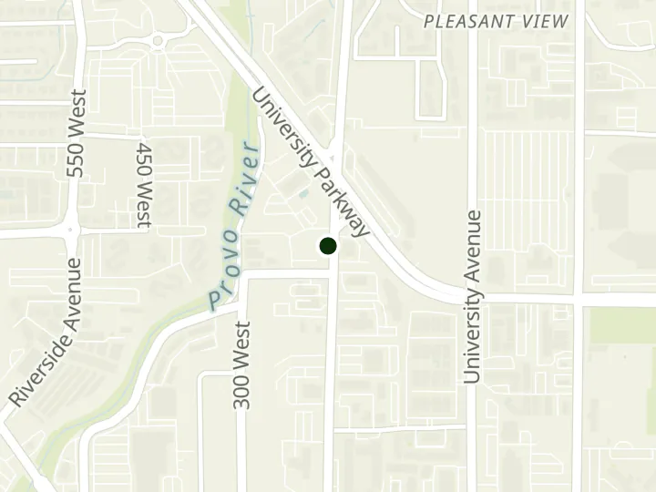 Map of Bonneville Bank's 1 branch in Utah