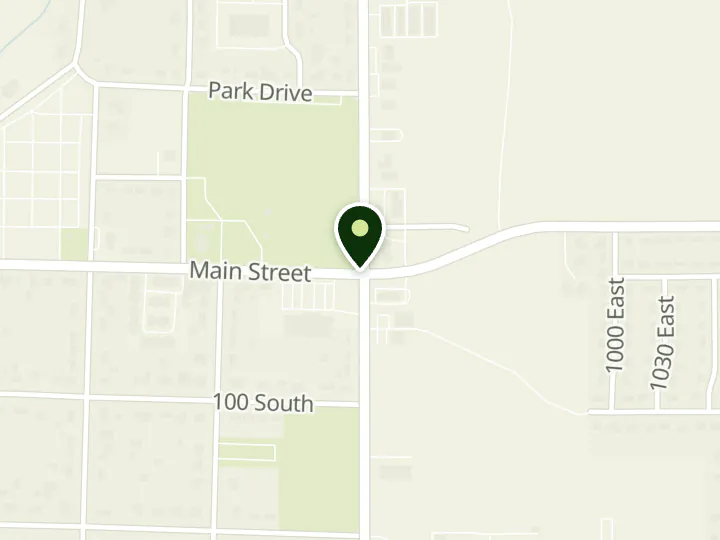 Map of the streets around Cache Valley Bank, Hyrum, at 815 E Main St, Hyrum, UT 84319