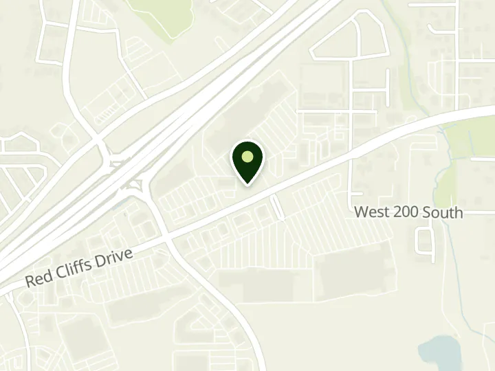 Map of the streets around Cache Valley Bank, Washington, at 710 W Telegraph St, Washington, UT 84780