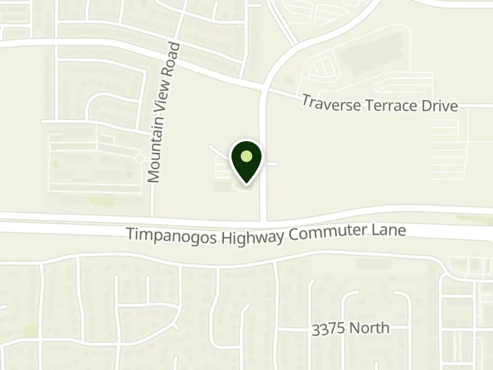Map of the streets around Central Bank, Traverse Mountain, at 525 W Sunrise Way, Lehi, UT 84043