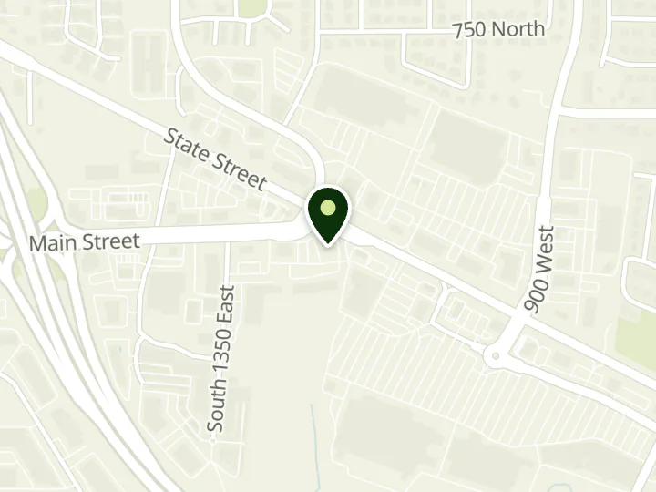 Map of the streets around Chase, American Fork, at 1454 E Main St, Lehi, UT 84043