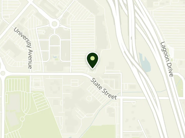 Map of the streets around Chase, Farmington Station Park, at 100 N Station Pkwy, Farmington, UT 84025