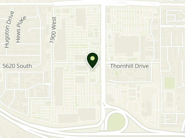 Map of the streets around Chase, Mid Valley, at 5656 S Redwood Rd, Taylorsville, UT 84123