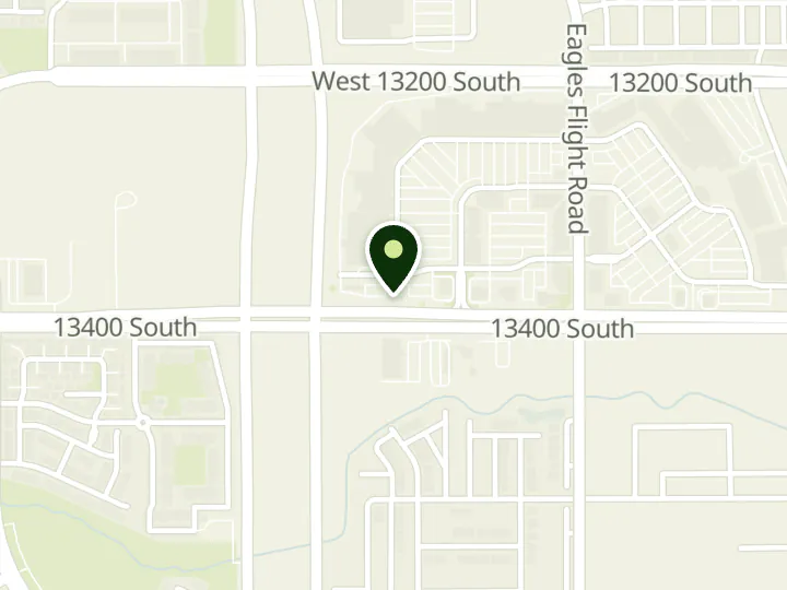 Map of the streets around Chase, Mountain View and 134th, at 4671 W Partridge Hill Ln, Riverton, UT 84096