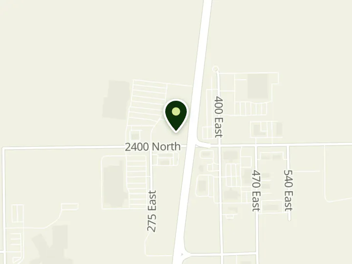Map of the streets around Chase, Tooele, at 2425 N Main St, Tooele, UT 84074