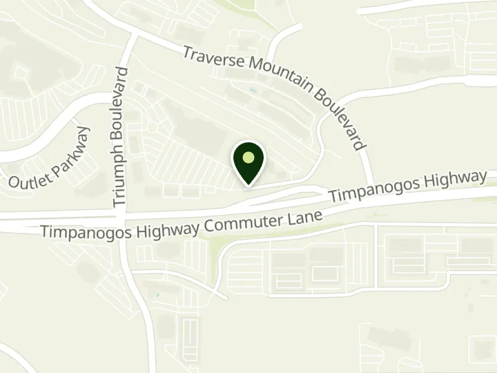 Map of the streets around Chase, Traverse Mountain, at 1890 W Traverse Pkwy, Lehi, UT 84043