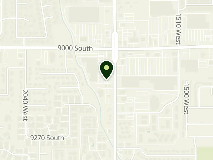 Map of the streets around Chase, West Jordan, at 9100 S Redwood Rd, West Jordan, UT 84088