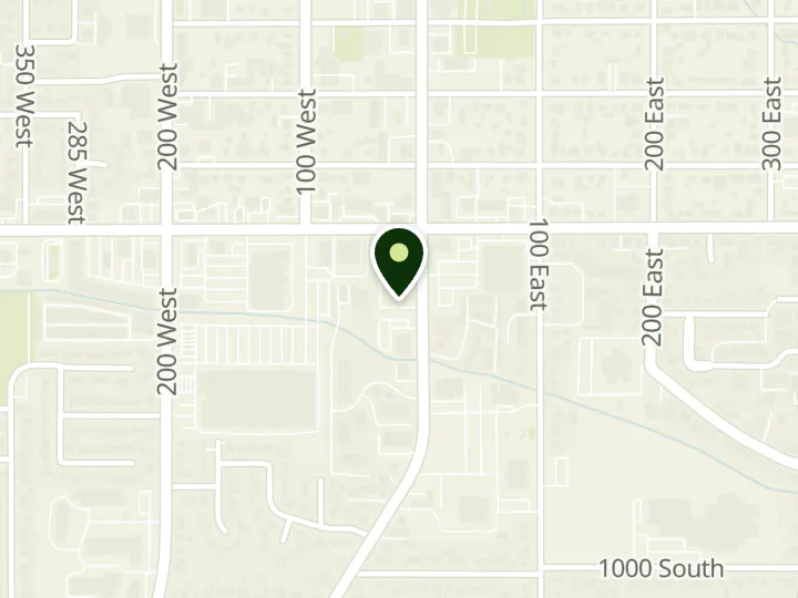 Map of the streets around KeyBank, Bountiful, at 562 S Main St, Bountiful, UT 84010