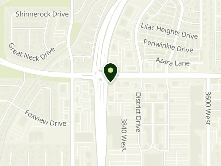 Map of the streets around KeyBank, Daybreak, at 11422 S District Dr, South Jordan, UT 84095