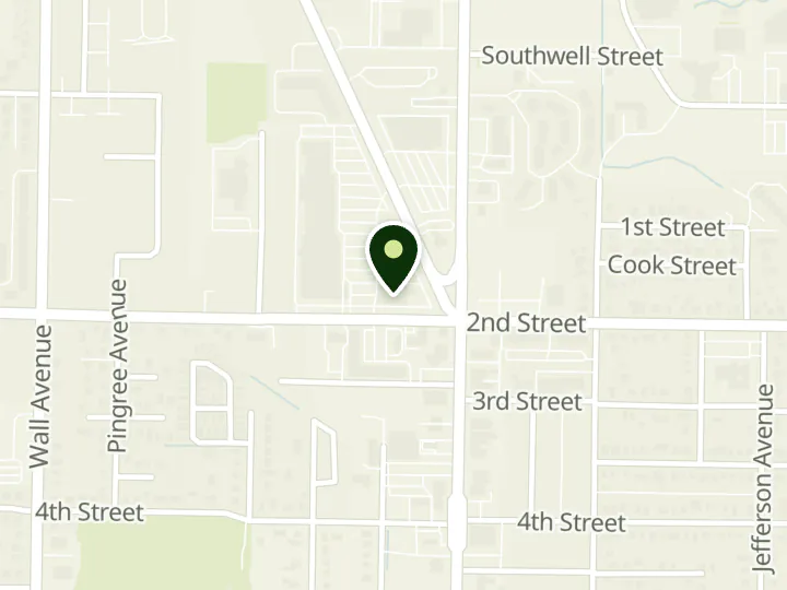 Map of the streets around KeyBank, Five Points, at 175 N Harrisville Rd, Ogden, UT 84404
