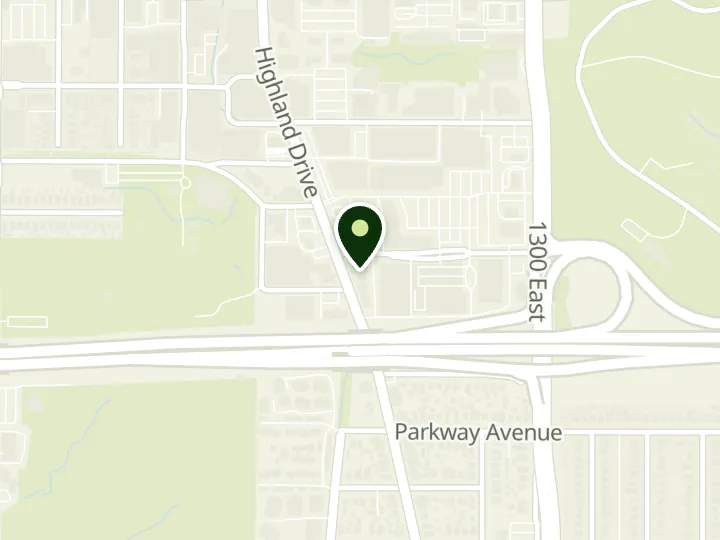 Map of the streets around KeyBank, Sugarhouse, at 2299 S Highland Dr, Salt Lake City, UT 84106