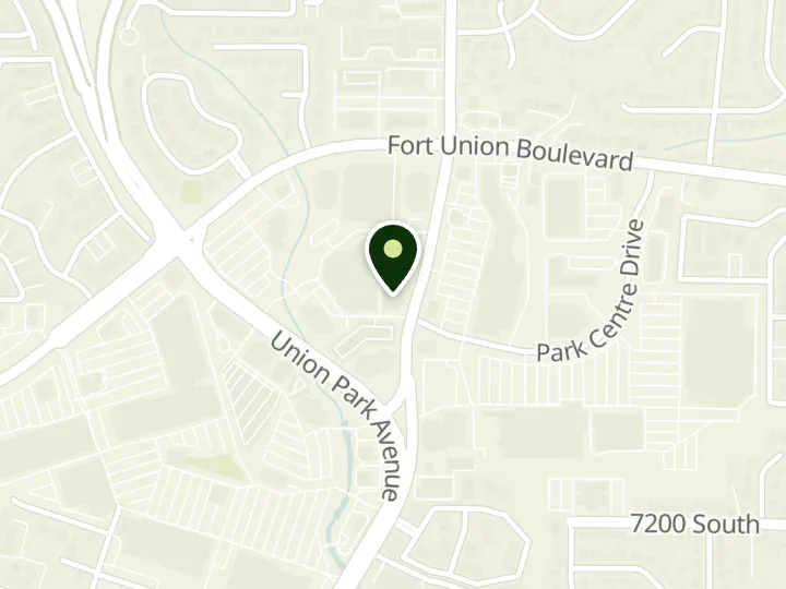 Map of the streets around Northwest Bank, Salt Lake City, at 6975 S Union Park Ctr., Cottonwood Heights, UT 84047