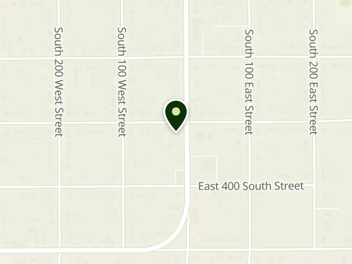 Map of the streets around State Bank of Southern Utah, Fillmore, at 310 S Main St, Fillmore, UT 84631