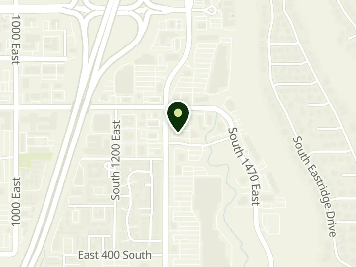 Map of the streets around State Bank of Southern Utah, River Road, at 1337 E 170 S, St. George, UT 84790