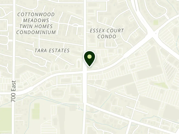 Map of the streets around UMB Bank, Salt Lake City Main Branch, at 911 E Fort Union Blvd, Midvale, UT 84047