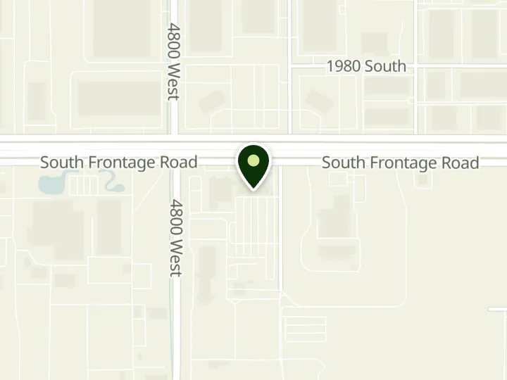 Map of the streets around U.S. Bank, CR England Corp Site UT Branch, at 4701 W 2100 S, Salt Lake City, UT 84120
