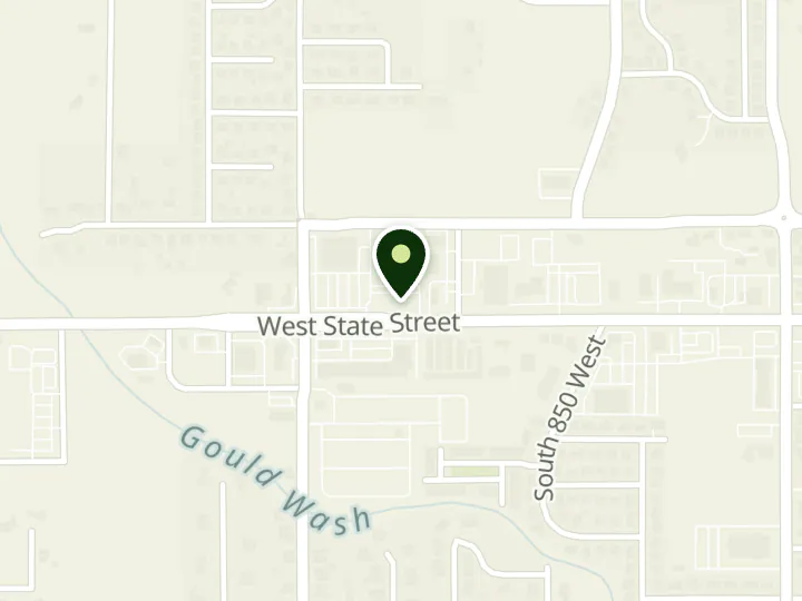 Map of the streets around U.S. Bank, Hurricane Branch, at 1060 W State St, Hurricane, UT 84737