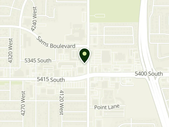 Map of the streets around U.S. Bank, Kearns Branch, at 5352 South 4015 West, Kearns, UT 84118