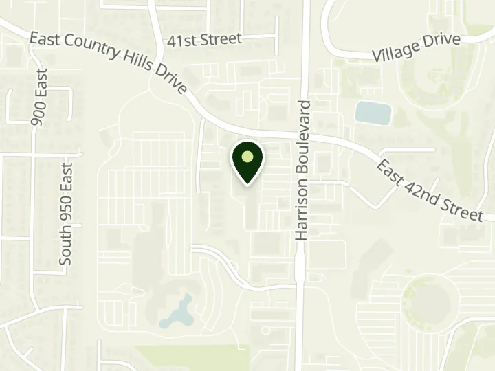 Map of the streets around U.S. Bank, Ogden UT Smith's Branch, at 4275 Harrison Blvd, Ogden, UT 84403
