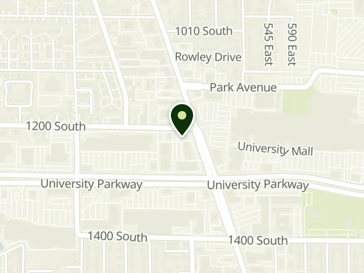 Map of the streets around U.S. Bank, Orem UT Branch, at 1220 S State St, Orem, UT 84097