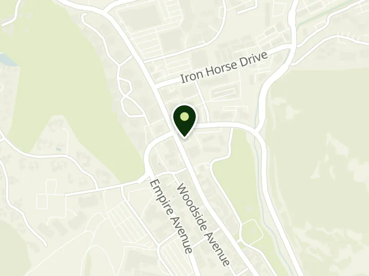Map of the streets around U.S. Bank, Park City Branch, at 1514 Park Ave, Park City, UT 84060