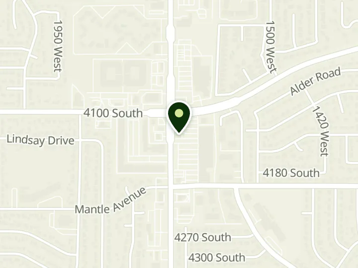 Map of the streets around U.S. Bank, Redwood Road Branch, at 4135 S Redwood Rd, Salt Lake City, UT 84123
