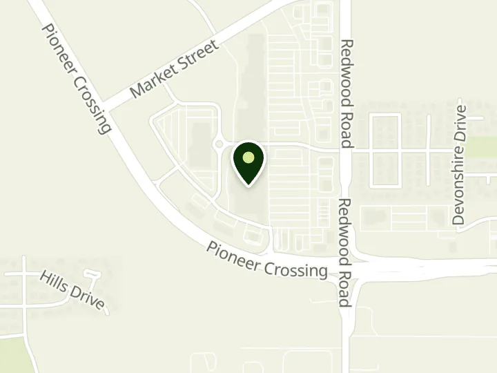 Map of the streets around U.S. Bank, Saratoga Springs Smiths Branch, at 689 N Redwood Rd, Saratoga Springs, UT 84045